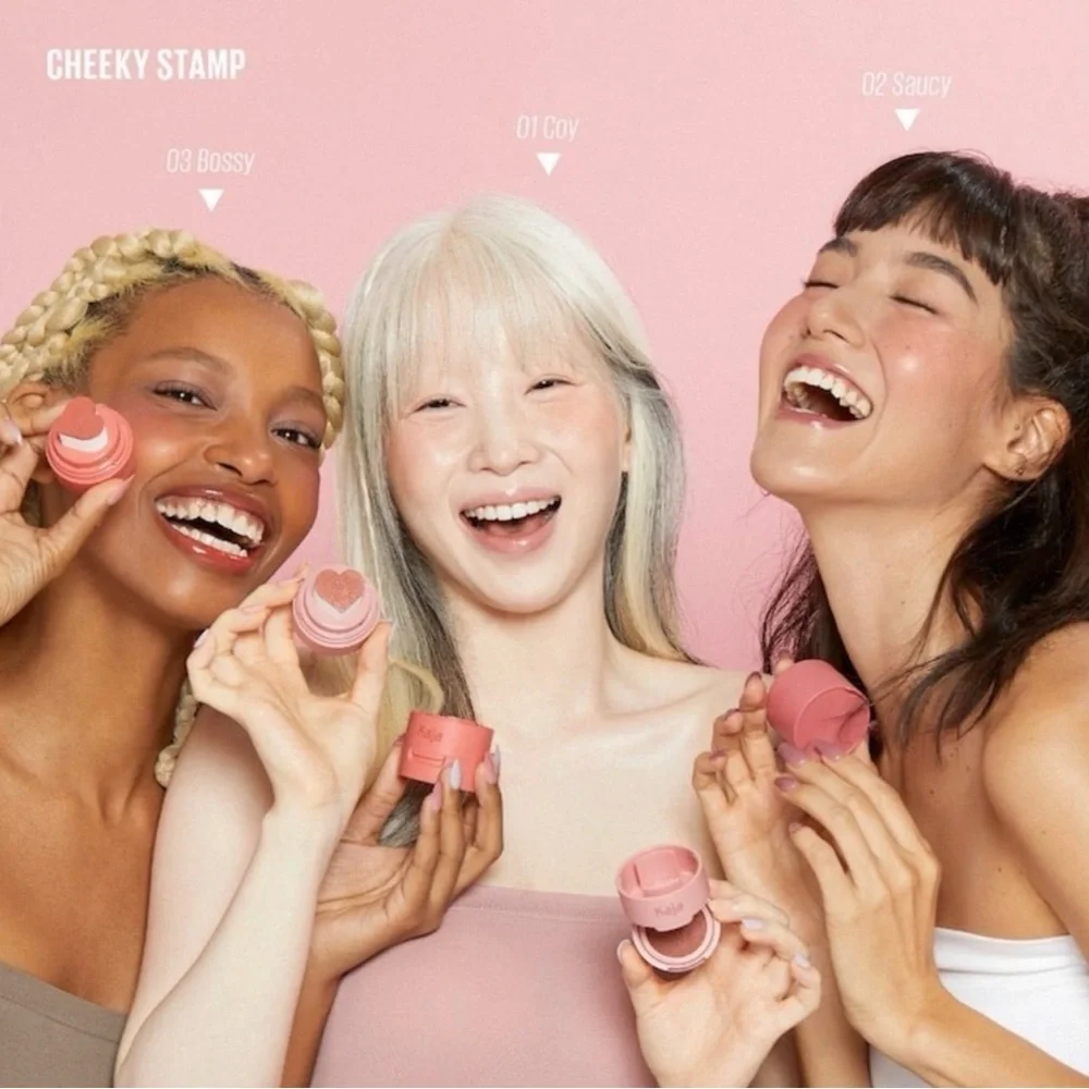 2 NIB Kaja Cheeky Stamp Blendable Blush - Bossy